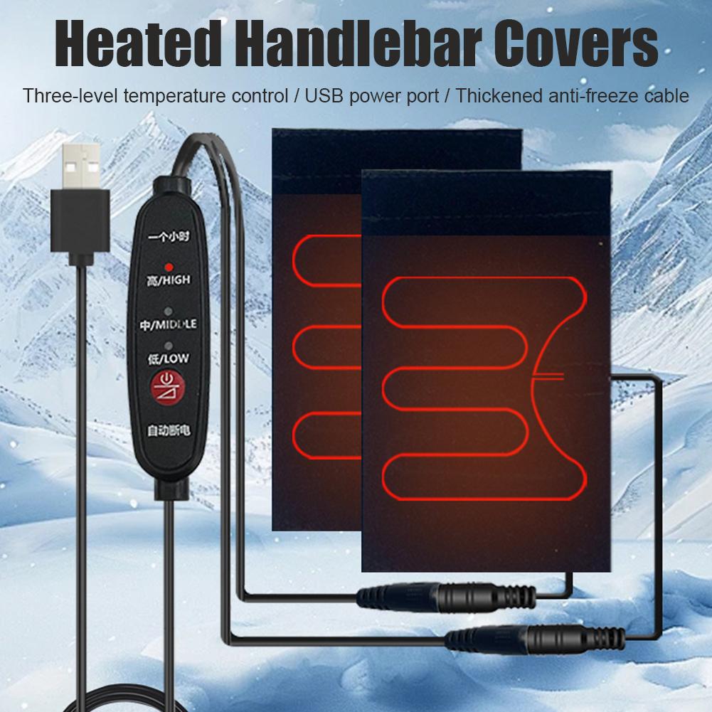 3-level USB heated handlebar g - огляд і ціна Handlebar Grip Heated