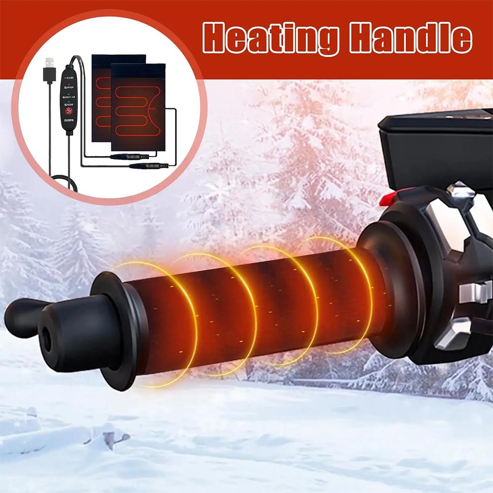 3-level USB heated handlebar g - огляд і ціна Handlebar Grip Heated