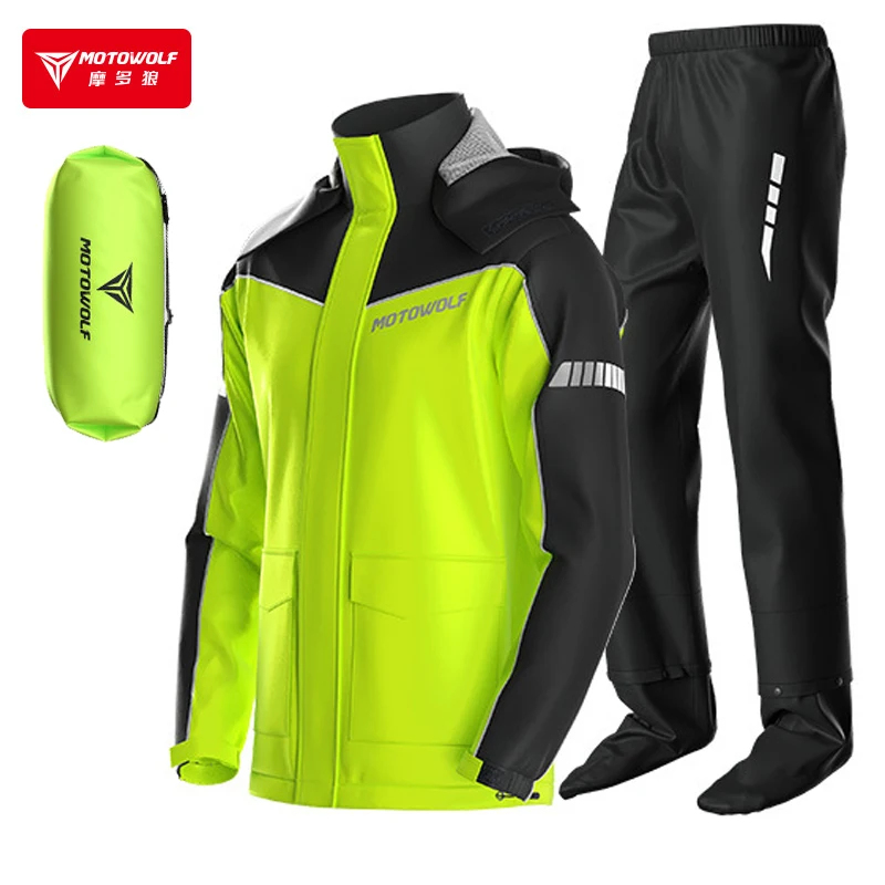 MOTOWOLF Motorcycle Raincoat A - огляд і ціна Motorcycle Gear Mens